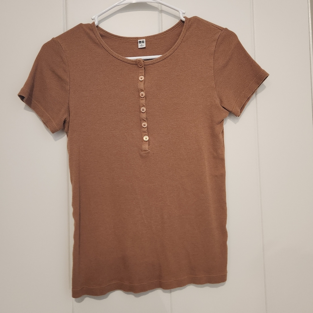 Uniqlo Button Up Tee